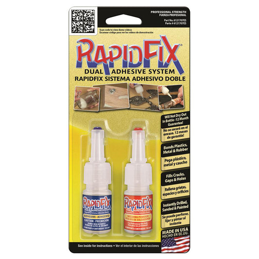 RapidFix Instant Dual-Adhesive Repair System for Plastics
