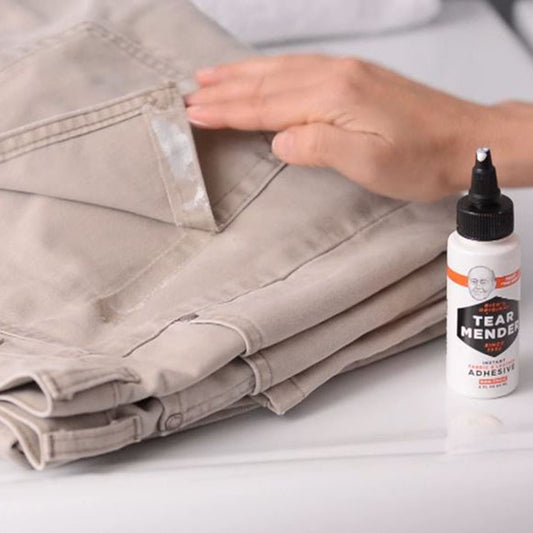 Tear Mender Instant Fabric and Leather Adhesive Squeeze Bottle (16 Oz.)