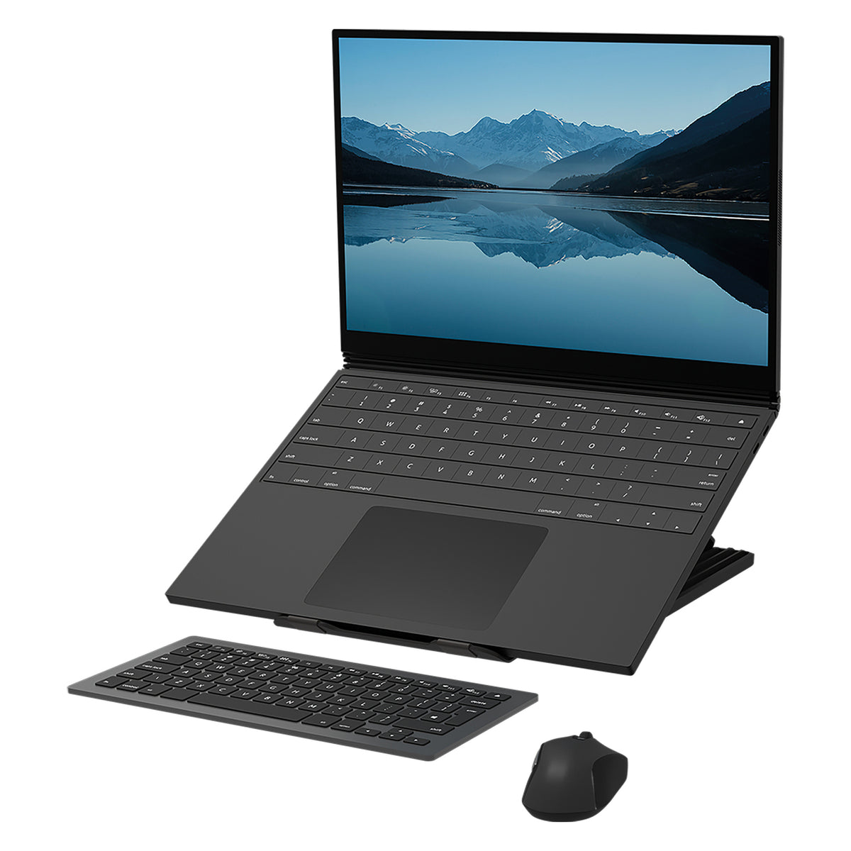 Fellowes Breyta Ergonomic Laptop Riser Stand (Black) - 4