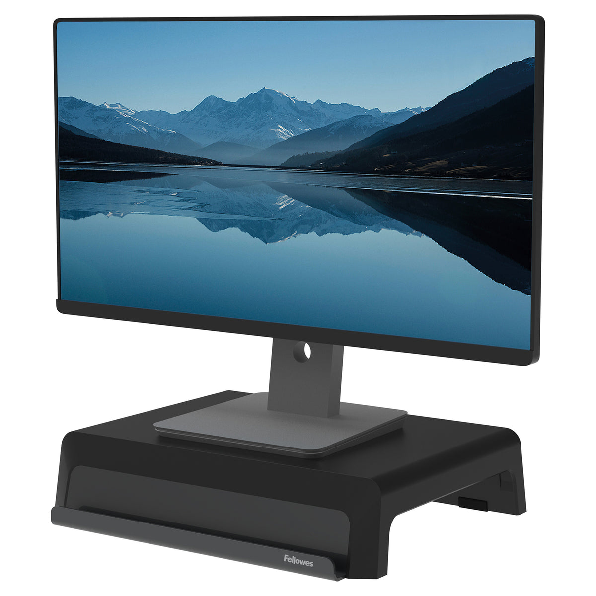 Fellowes Breyta Ergonomic Monitor Riser (Black) - 8