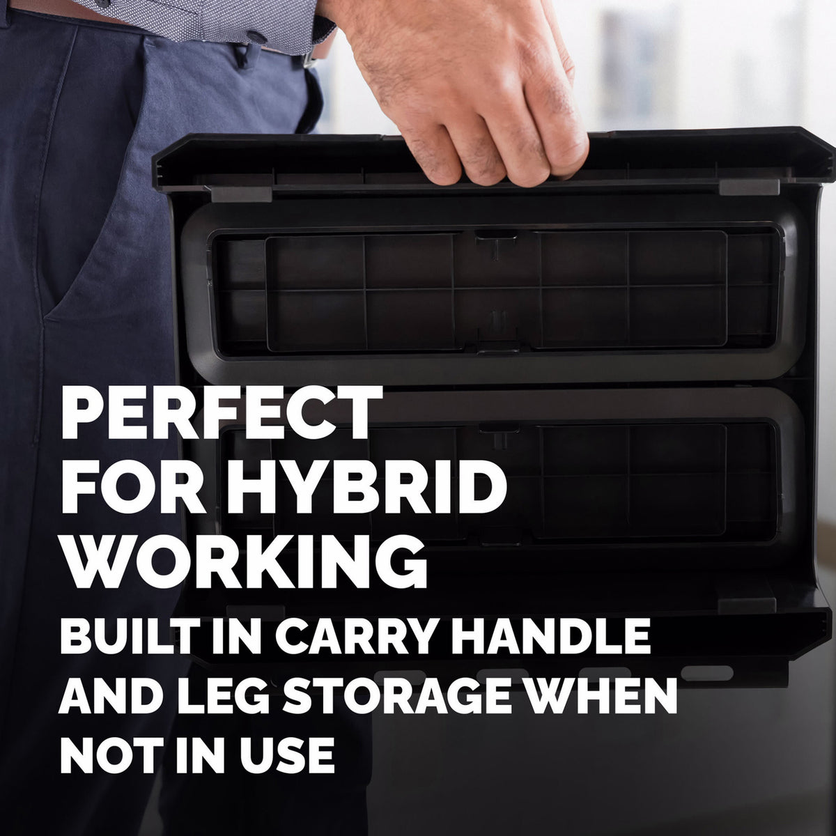 Fellowes Breyta Ergonomic Monitor Riser (Black) - 13