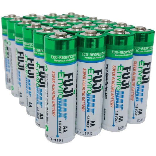 Fuji Enviromax EnviroMax AA Super Alkaline Batteries (24 Pack)