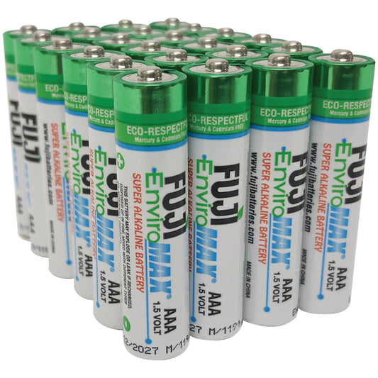 Fuji Enviromax EnviroMax AAA Super Alkaline Batteries (24 Pack)