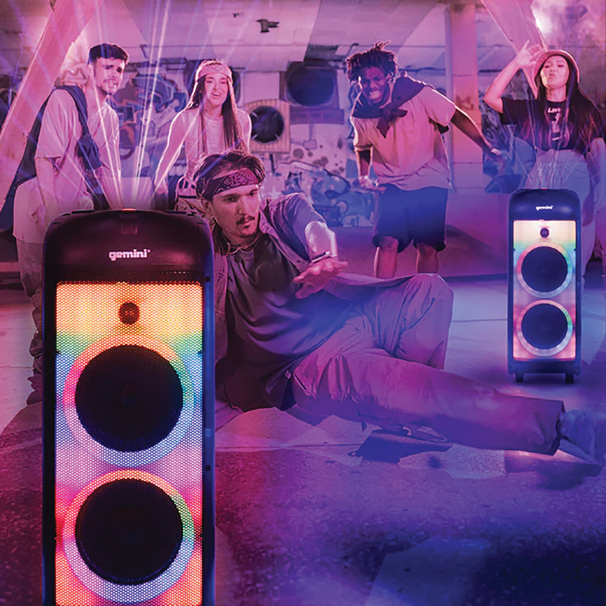 Gemini 150-Watt Bluetooth Rechargeable Party Speaker - 7