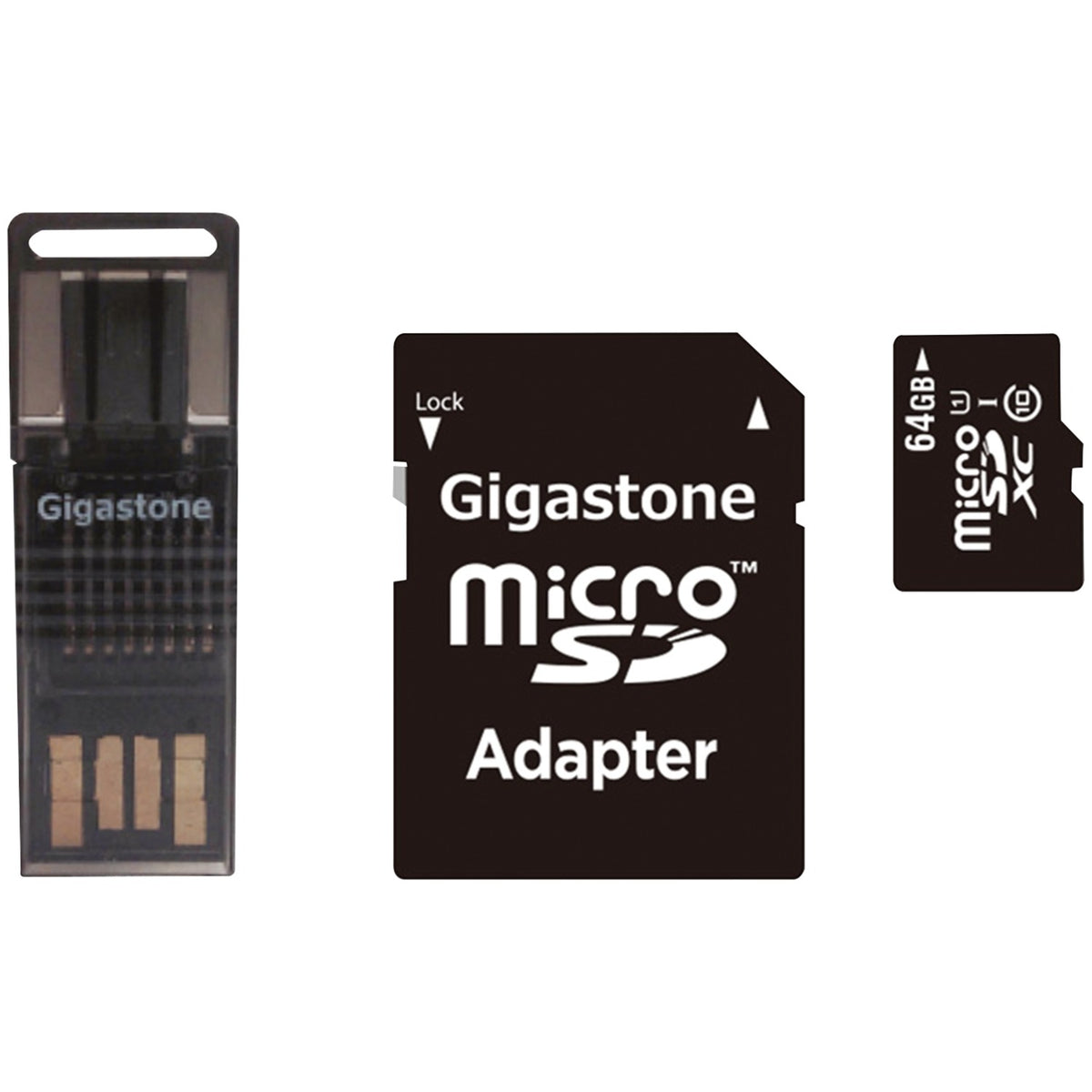Gigastone Prime Series microSD Card 4-in-1 Kit (64 Gb)