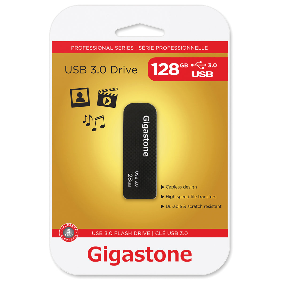 Gigastone Z30 USB 3.0 Retractable Flash Drive (128 Gb) - 10