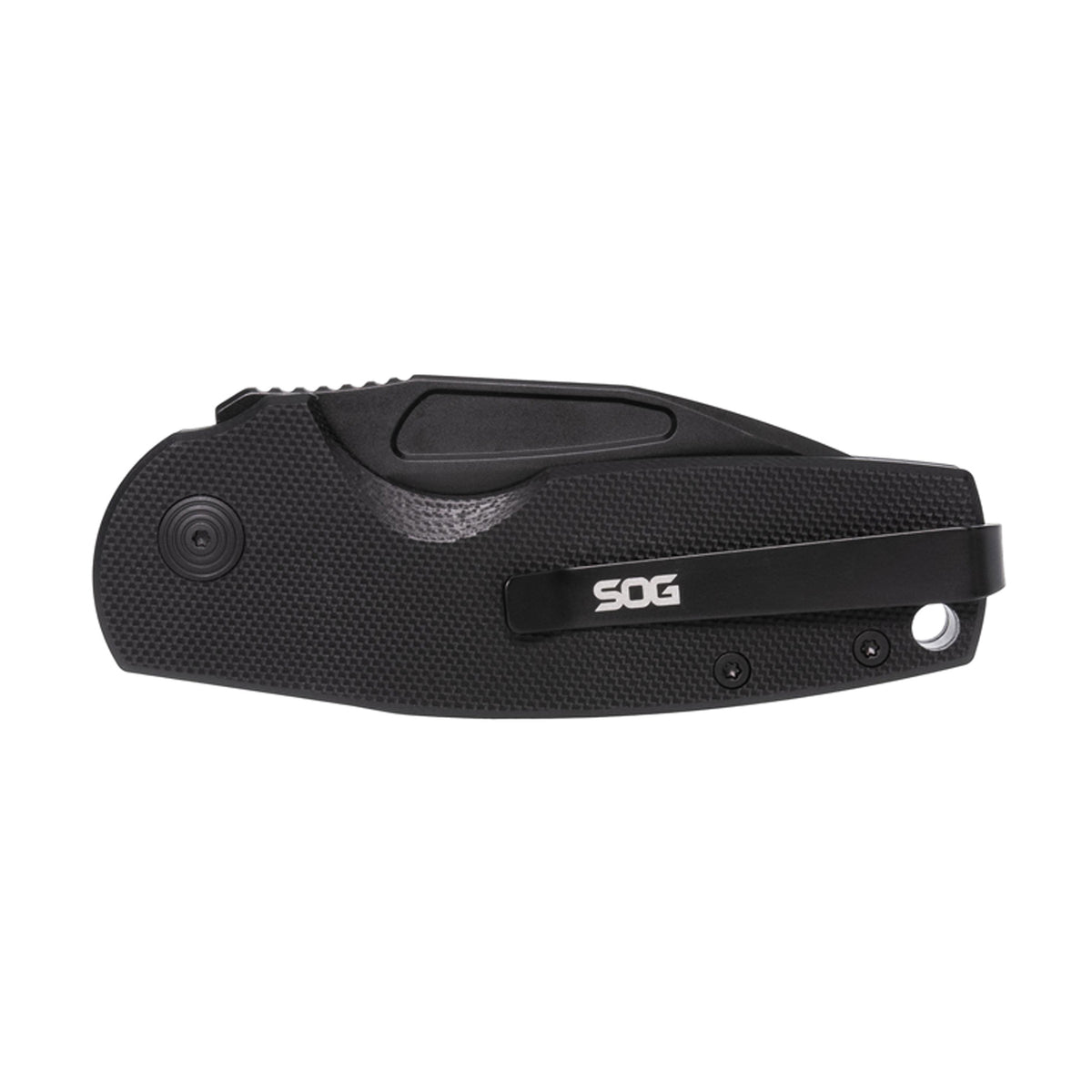 SOG Stout Fj with 2.6-In. Clip-Point Blackout Blade - 5