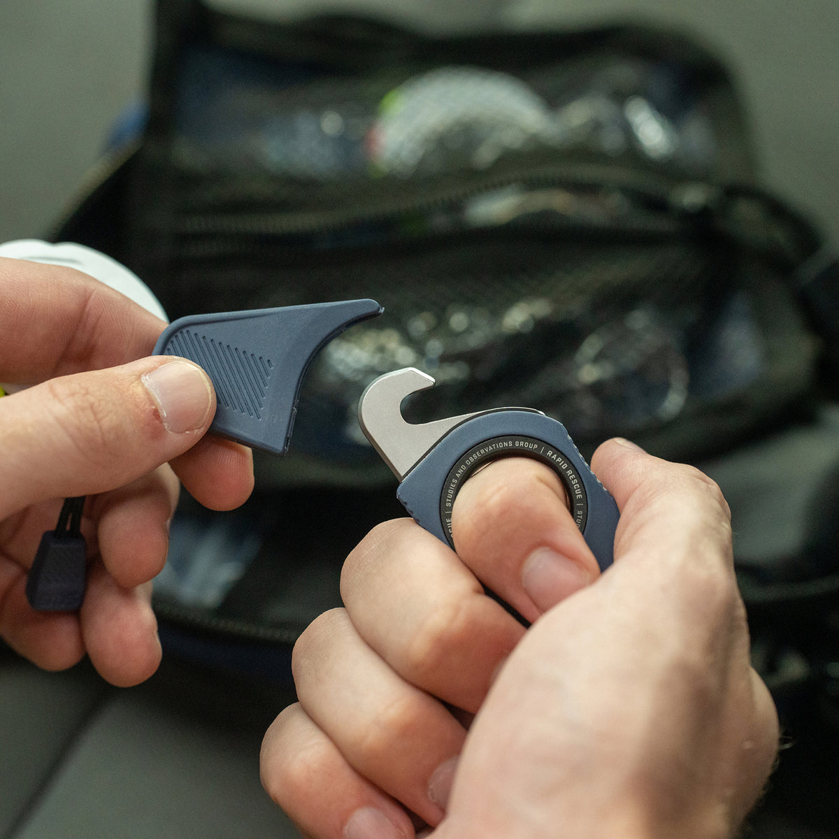 SOG Rapid Rescue Pocket Seatbelt Cutter and Glass Breaker - 8