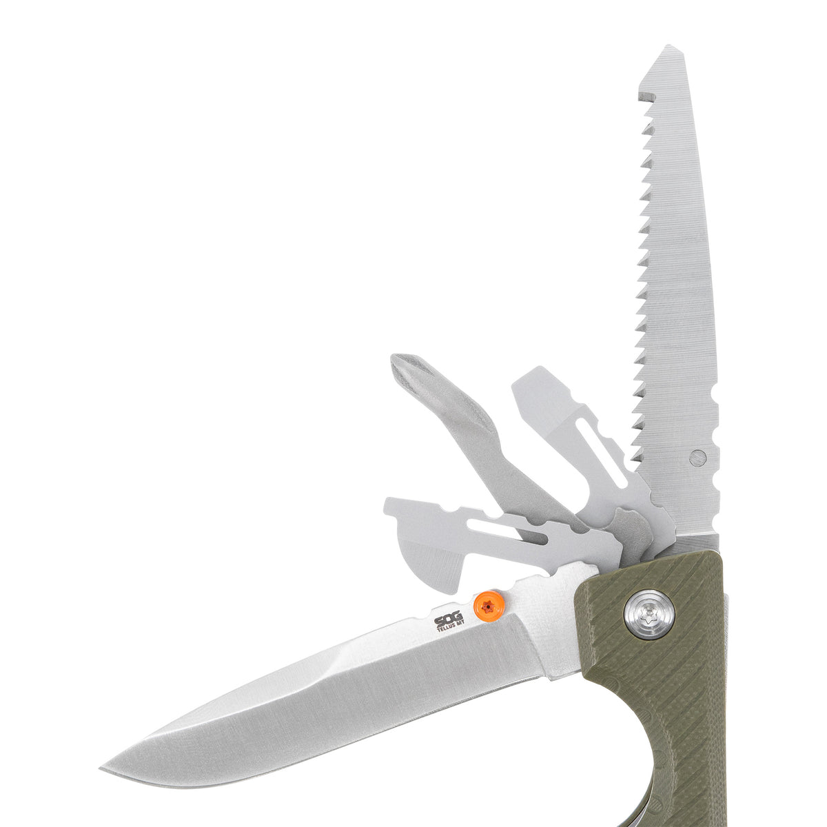 SOG Tellus Mt 15-in-1 Multi-Tool with Nylon Pouch - 6