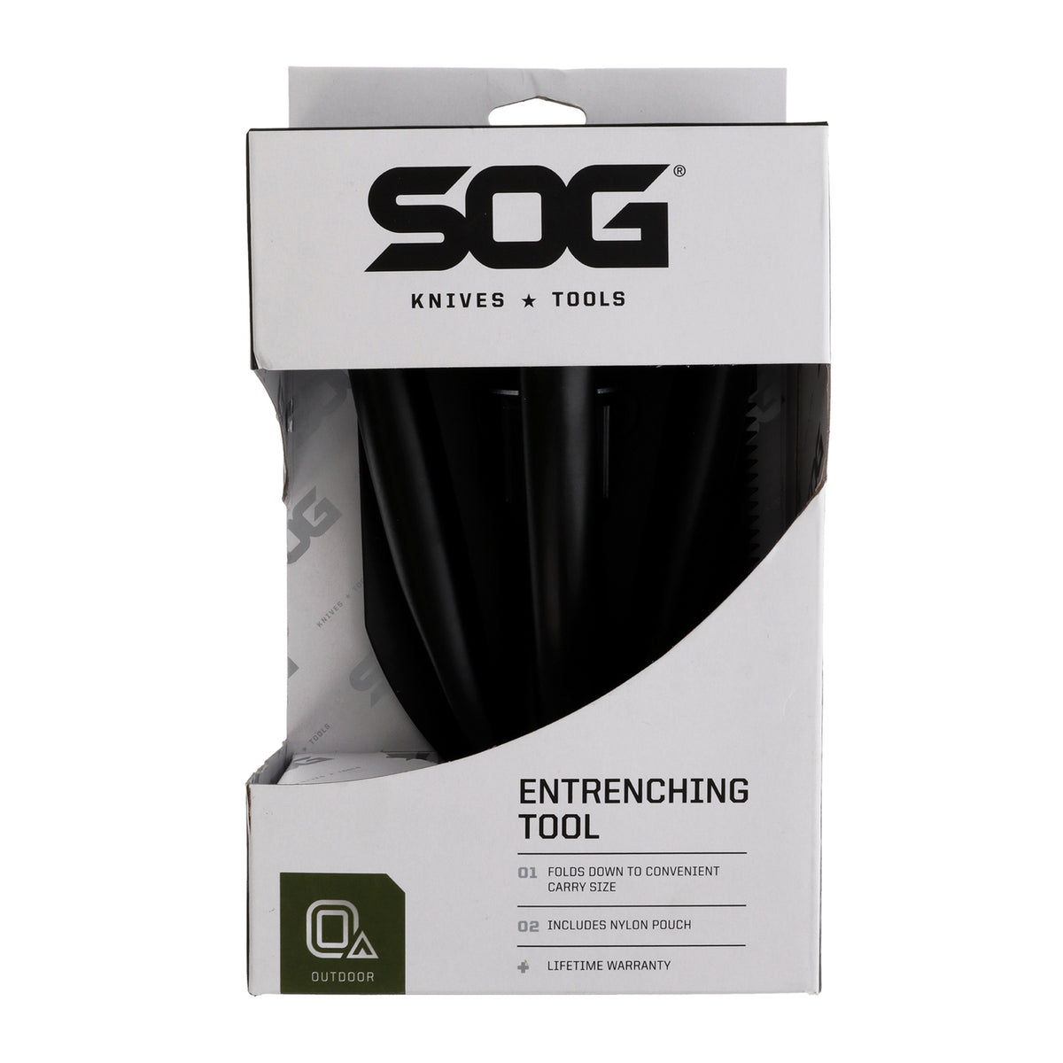 SOG 3-in-1 Entrenching Tool, Black