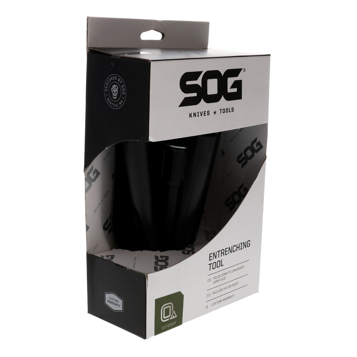 SOG 3-in-1 Entrenching Tool, Black - 13
