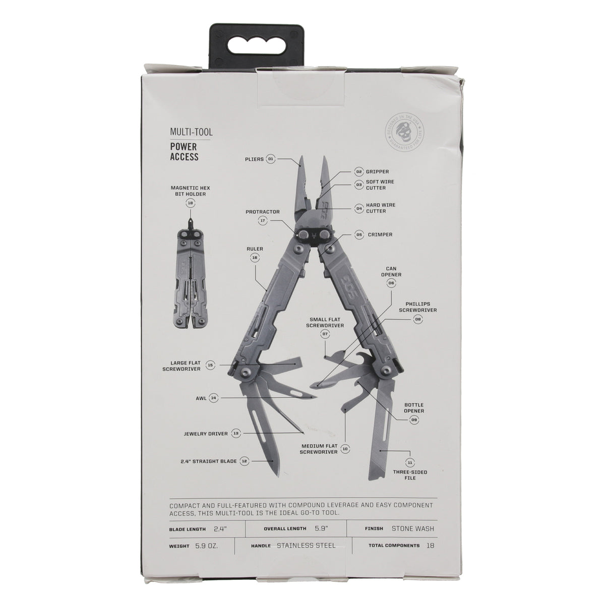 SOG PowerAccess 18-in-1 Multi-Tool (Silver) - 18
