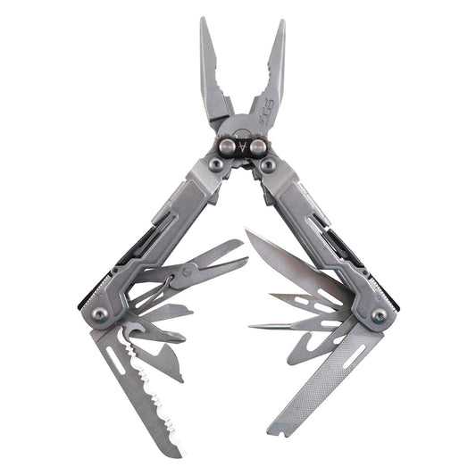 SOG PowerPint 18-in-1 Mini Multi-Tool, Satin Silver