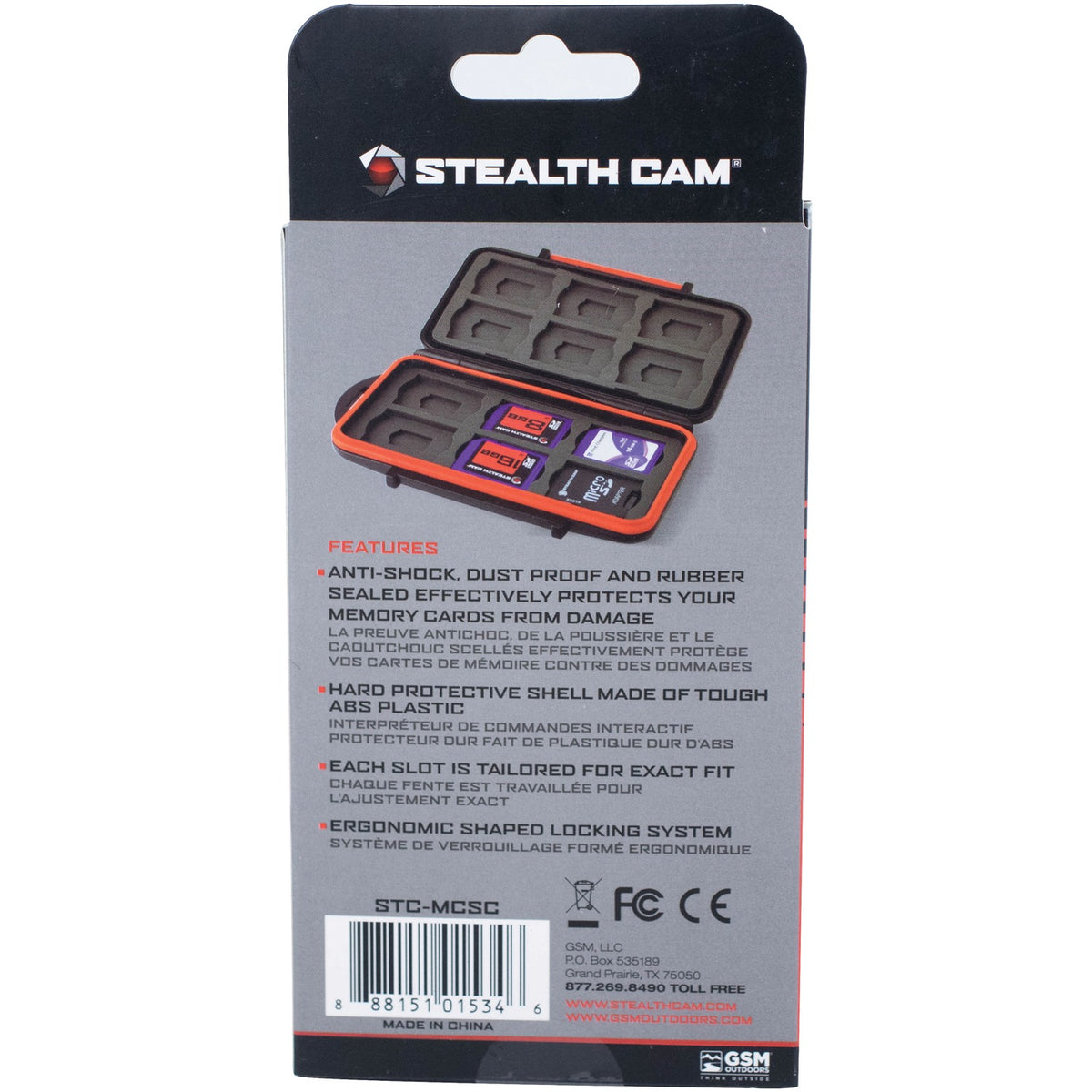 Stealth Cam Memory Card Storage Case - 14