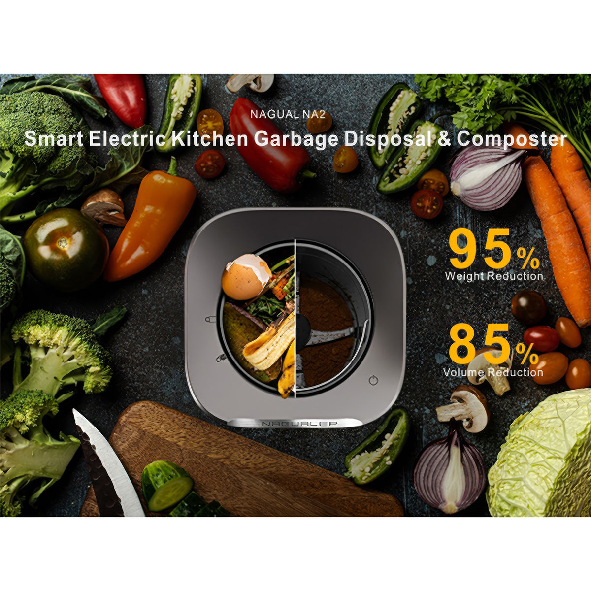 Nagual NA2 Kitchen Smart Electric Composter