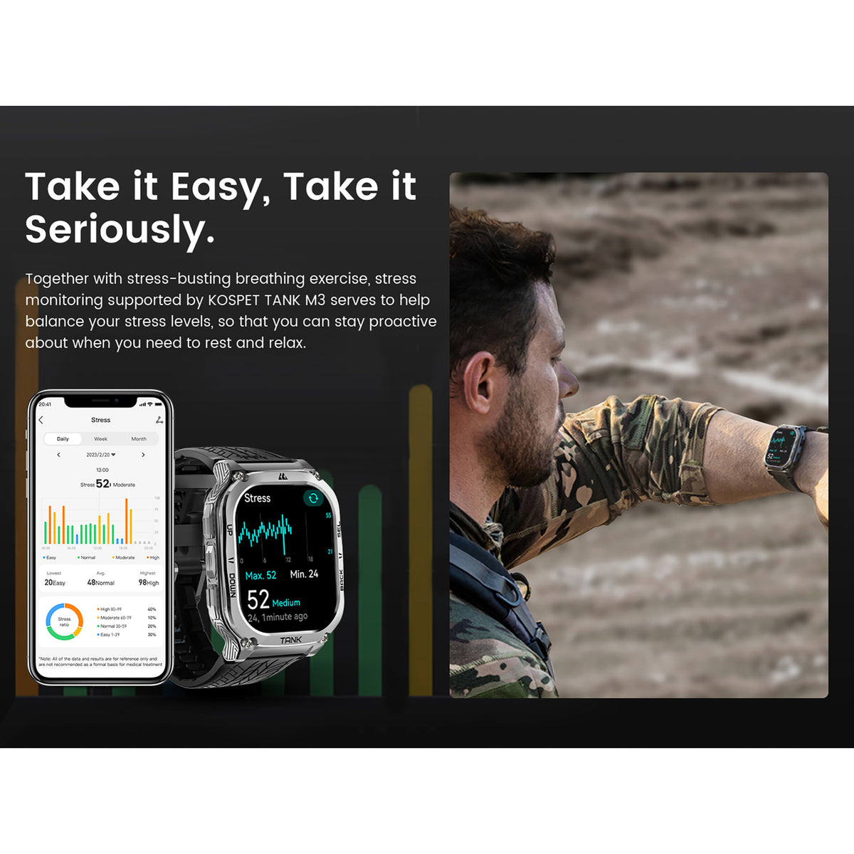 Kospet Tank M3 Smartwatch - 4