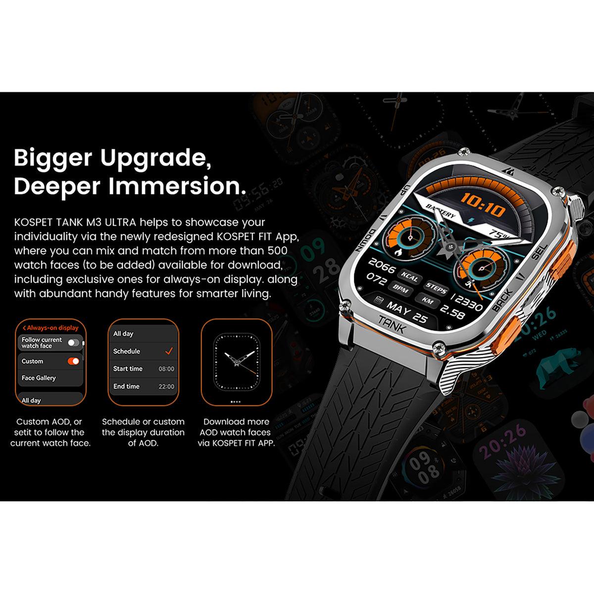 Kospet Tank M3 Ultra GPS Smartwatch - 5