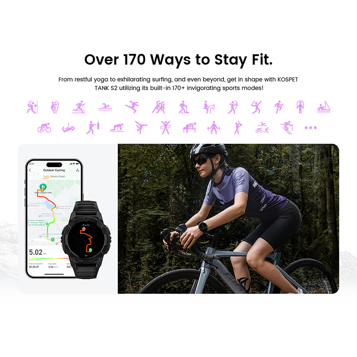 Kospet Tank S2 GPS Smartwatch - 2