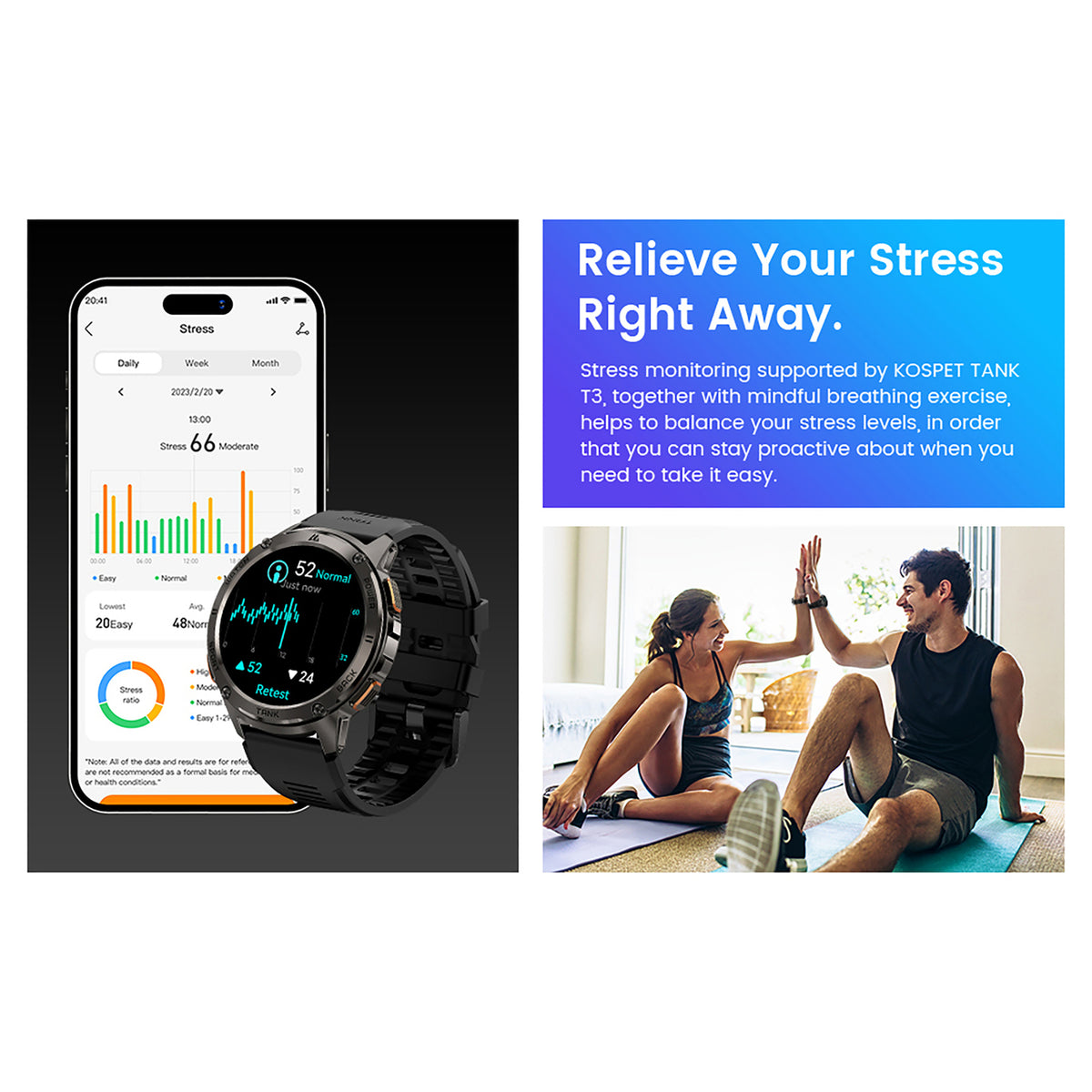 Kospet Tank T3 Smartwatch - 6