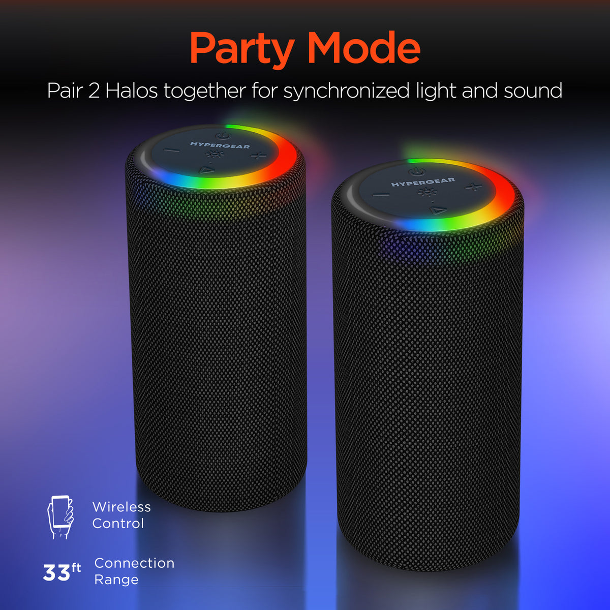HyperGear Halo XL Waterproof True Wireless Stereo Portable Bluetooth - 7