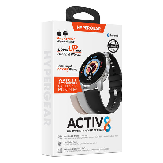 HyperGear Activ8 Smartwatch/Fitness Tracker