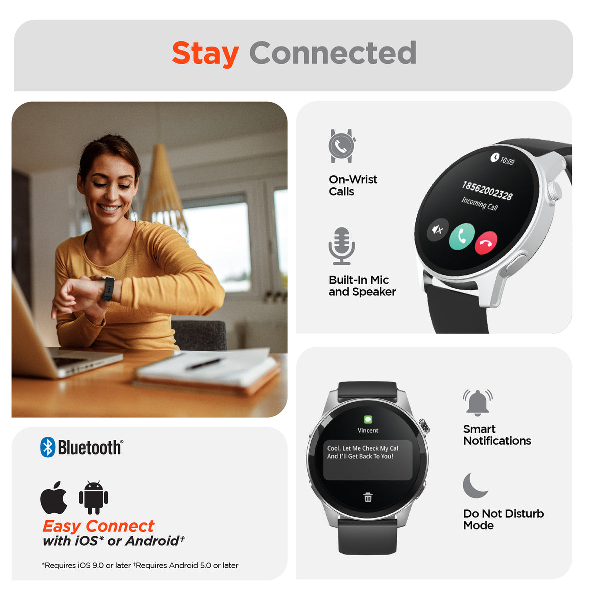 HyperGear Activ8 Smartwatch/Fitness Tracker - 7
