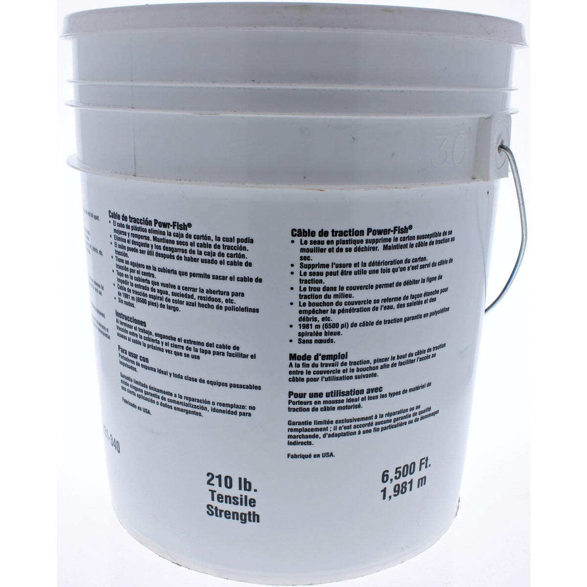 Ideal Powr-Fish Heavy-Duty Pull Line, 6,500 Feet - 3