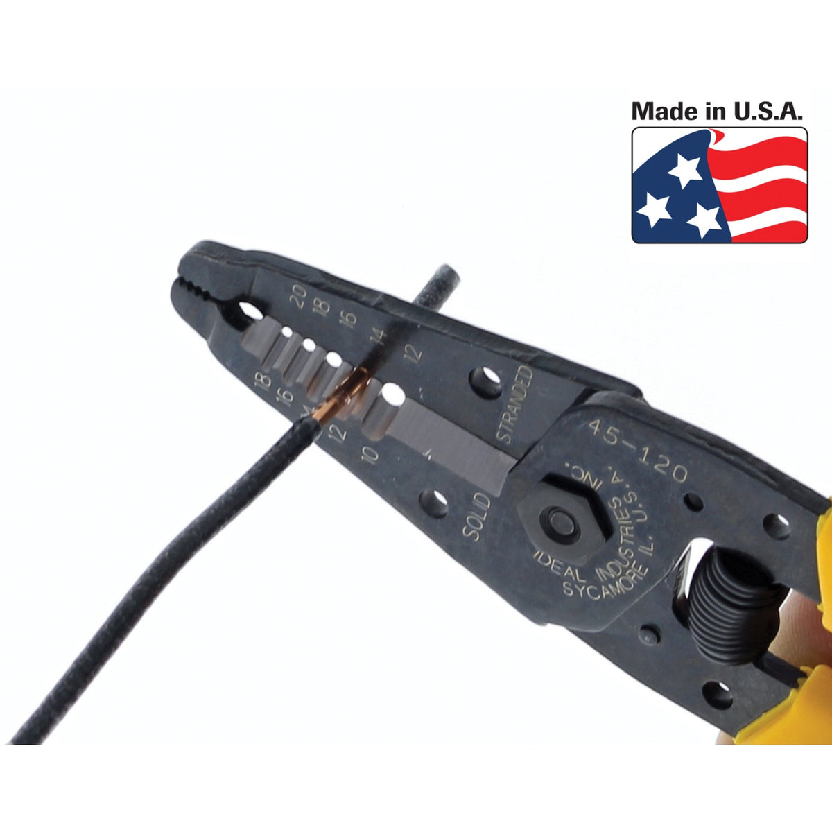 Ideal T Stripper (For 10-18 Solid & 12-20 Stranded Wires) - 11