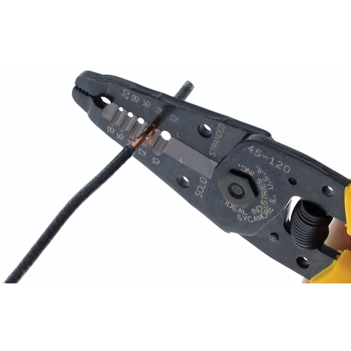 Ideal T Stripper (For 10-18 Solid & 12-20 Stranded Wires) - 12