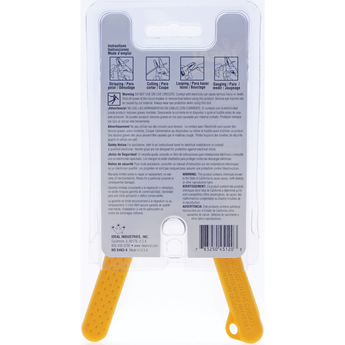 Ideal T Stripper (For 10-18 Solid & 12-20 Stranded Wires) - 7
