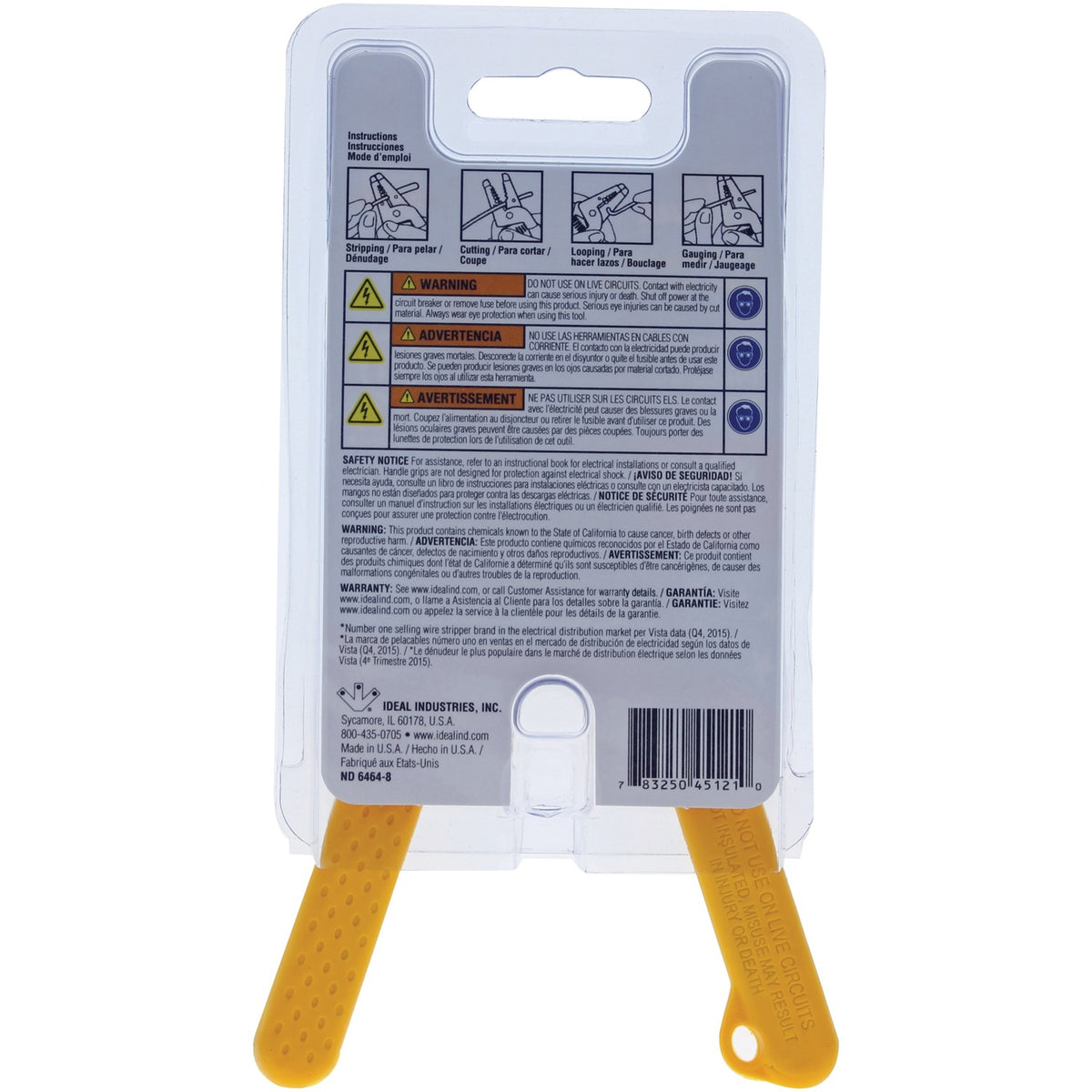 Ideal T Stripper (For 14-24 Solid & 16-26 Stranded Wires) - 3