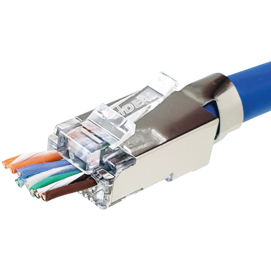 Ideal Shielded Feed-Thru Modular Plugs for Larger Diameter Conductors (50