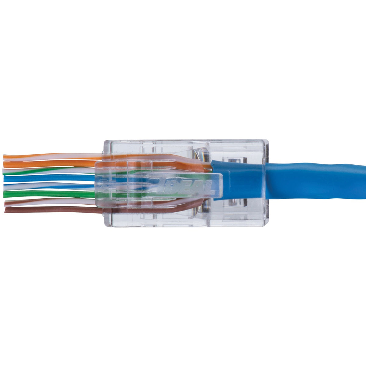 Ideal Feed-Thru RJ45 Mod Plugs (50 Pack) - 7