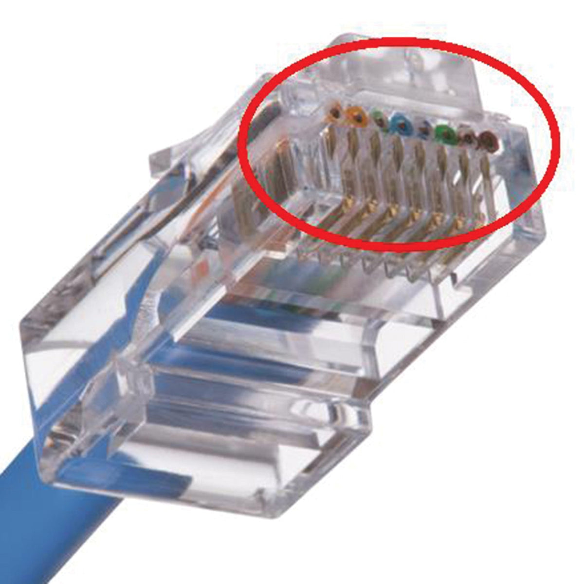 Ideal Feed-Thru RJ45 Mod Plugs (100 Pack) - 5