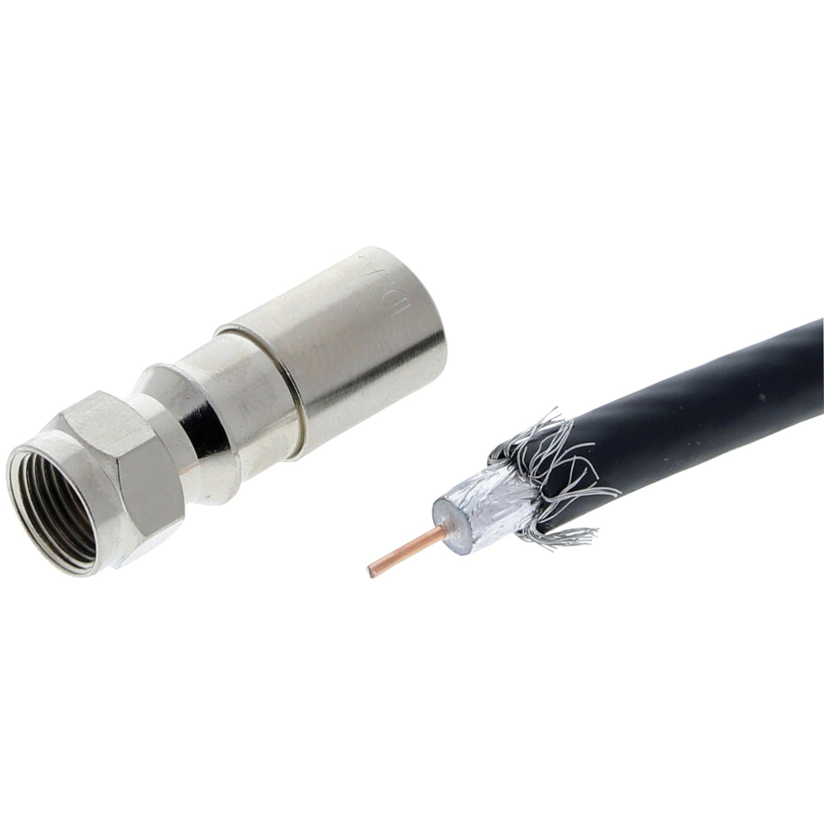 Ideal Rtq RG6 F-Compression Connectors, 50 Count - 10