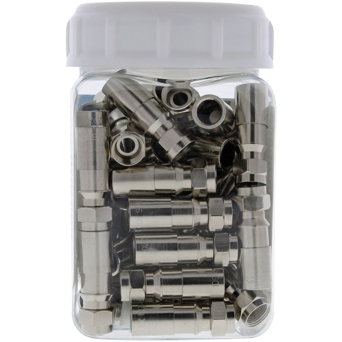 Ideal Rtq RG6 F-Compression Connectors, 50 Count - 6