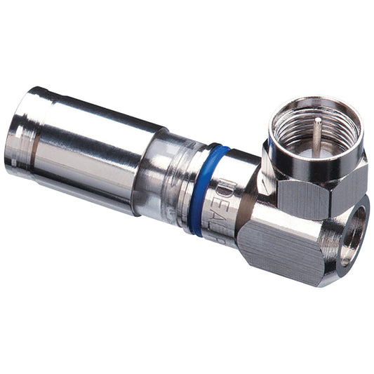 Ideal RG6 & RG6 InSITE Rtq Plenum Right-Angle F-Connector