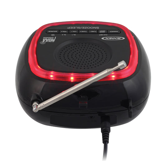 Jensen Digital Weather Band Alarm Clock Radio