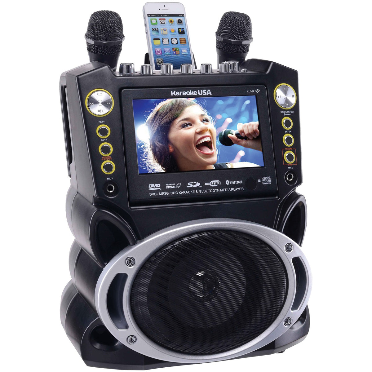 Karaoke USA 35-Watt Karaoke Machine - 3