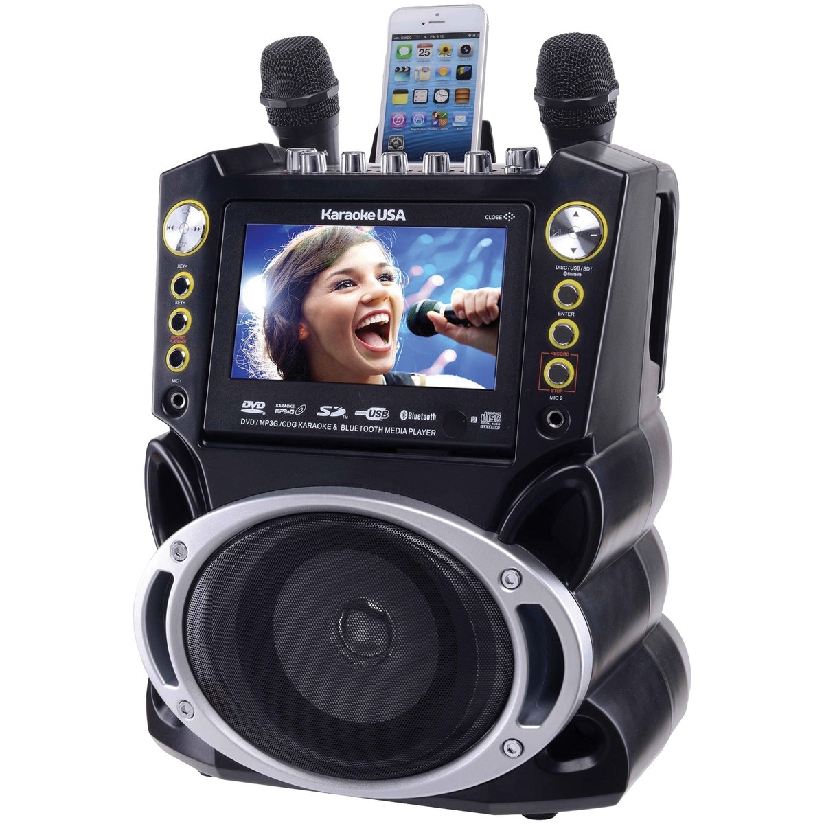 Karaoke USA 35-Watt Karaoke Machine - 5