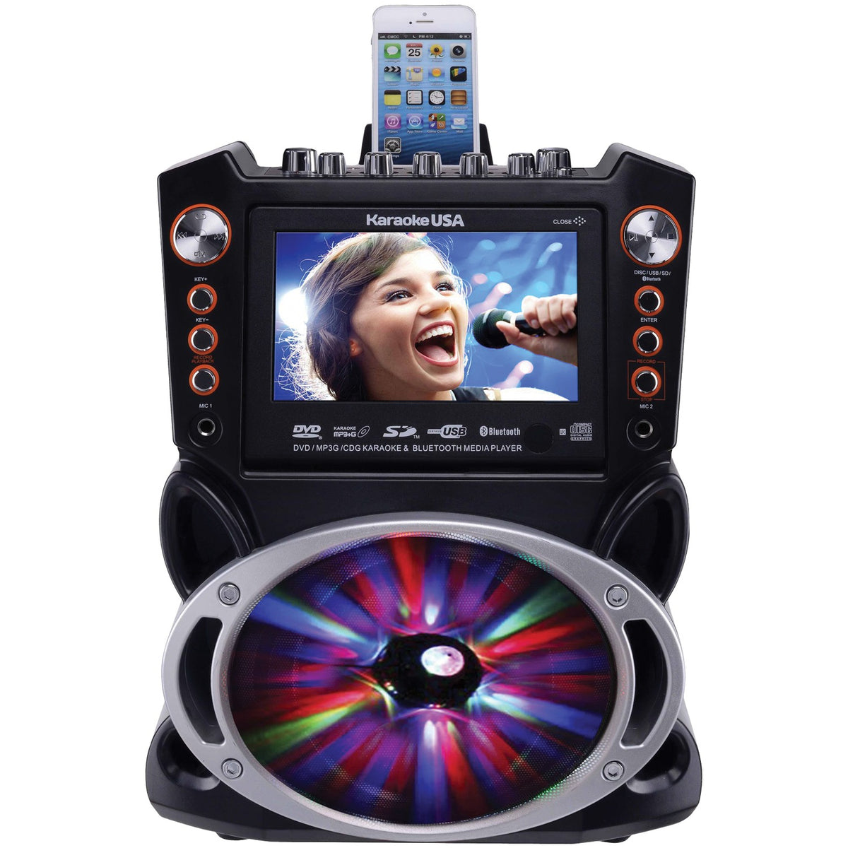 Karaoke USA Bluetooth Karaoke Machine - 2