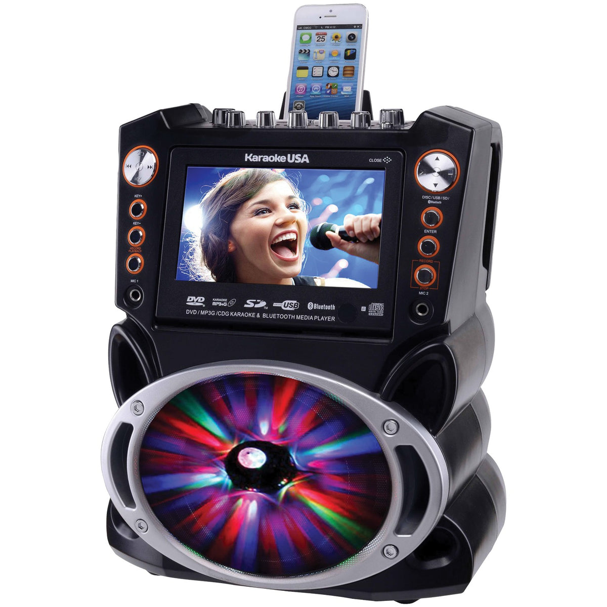 Karaoke USA Bluetooth Karaoke Machine - 6
