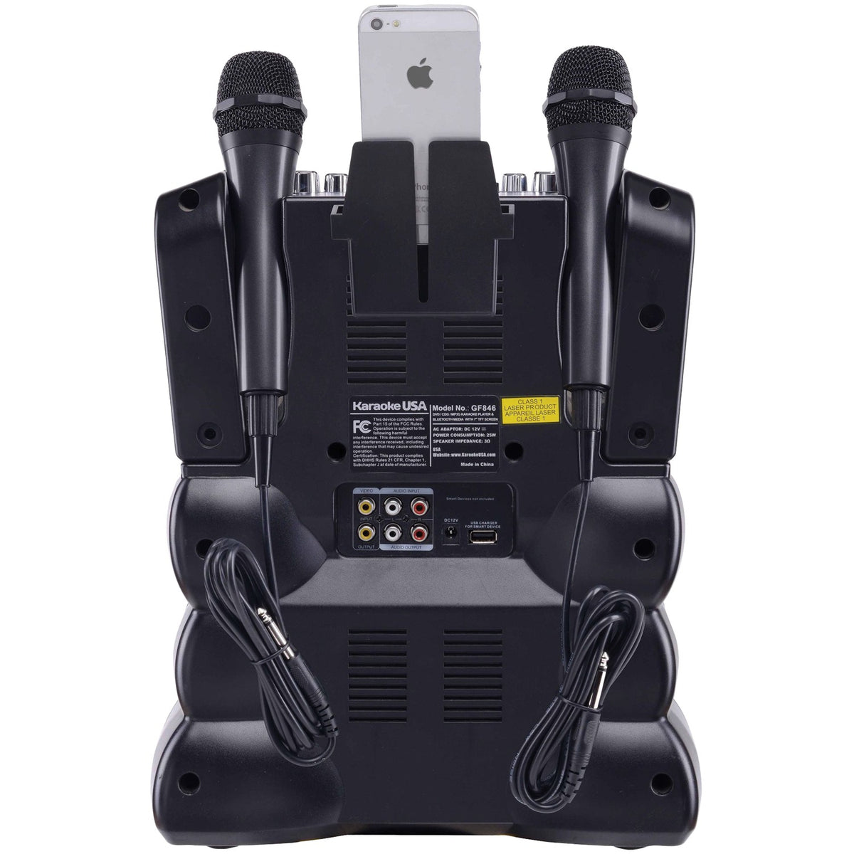 Karaoke USA Bluetooth Karaoke Machine - 7