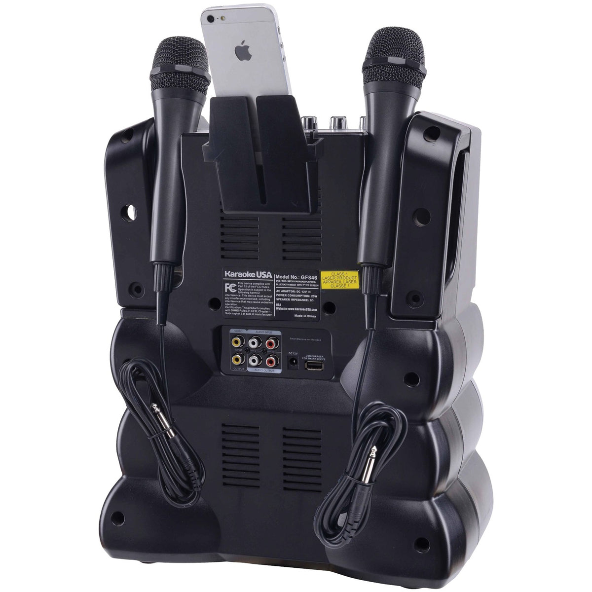 Karaoke USA Bluetooth Karaoke Machine - 9