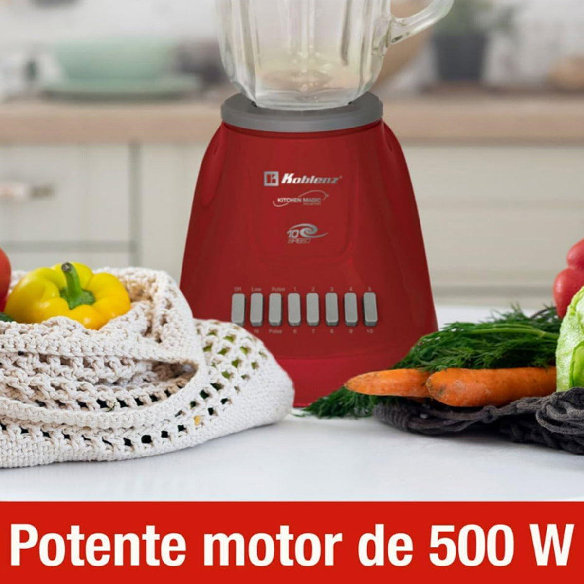 Koblenz Gourmet 500-Watt 10-Speed 50-Oz. Blender - 3