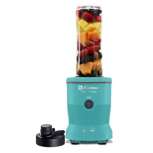 Koblenz 600-Watt 20.2-Oz. Personal Mix and Shake Blender (Turquoise)