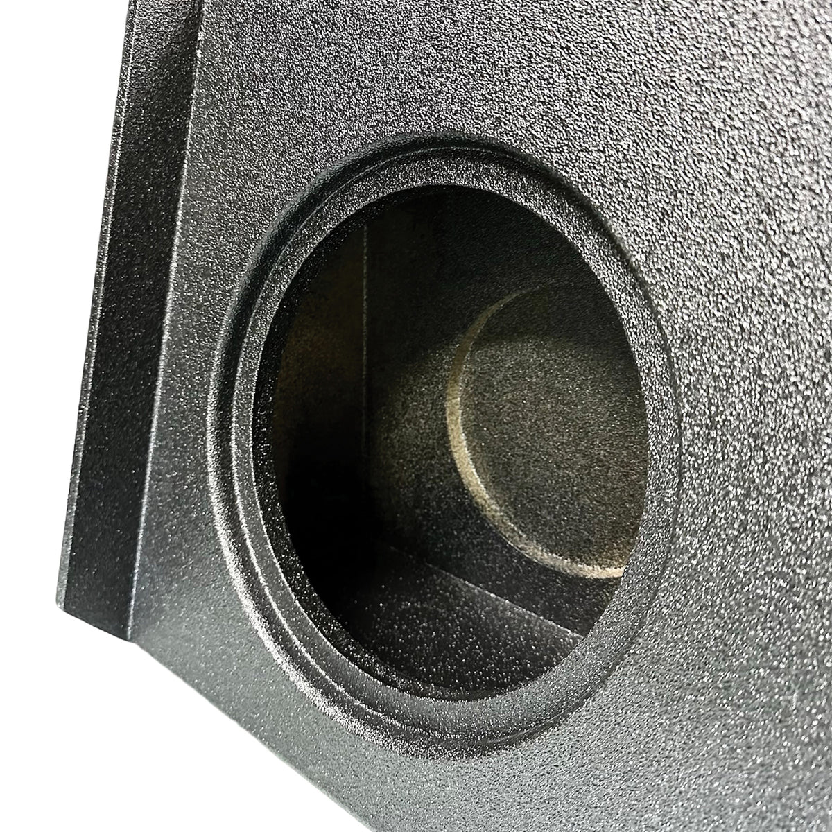 King Boxes 10-In. Double-Speaker Black Sprayed Enclosure for Chevy - 6