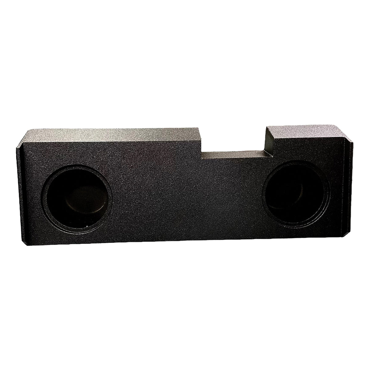 King Boxes 10-In. Double-Speaker Black Sprayed Enclosure for Chevy