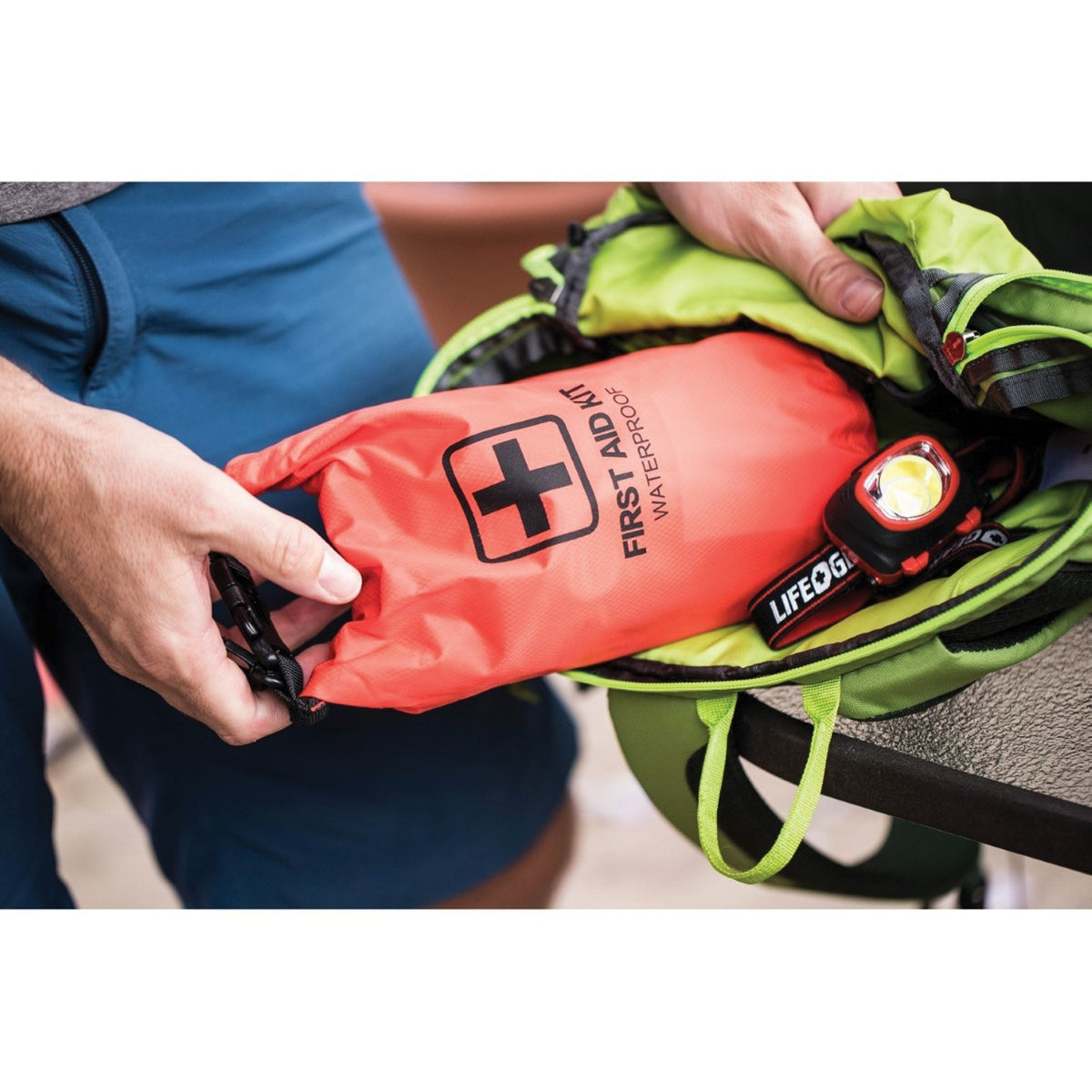 LifeGear 130-Piece Dry Bag First Aid and Survival Kit - 4