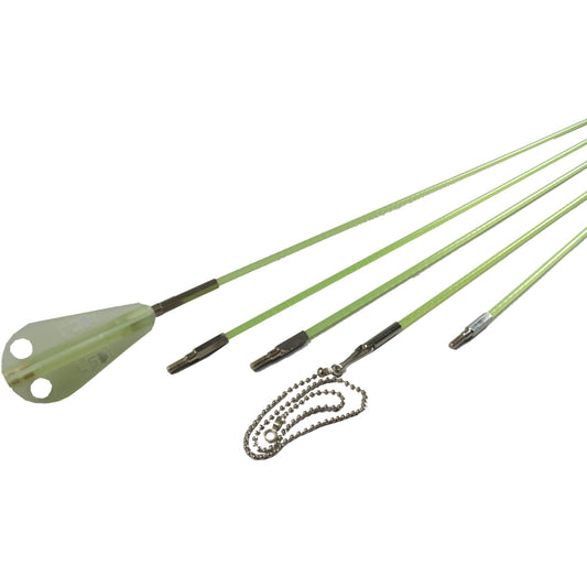 Labor Saving Devices Creep-Zit FiberFuse 30-Ft. Wire-Running Rod Kit